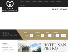 Tablet Screenshot of hotelsanpietroverona.it